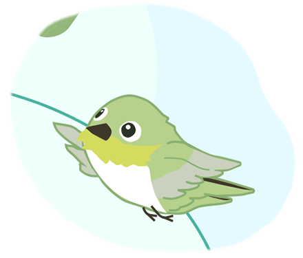 メジロのイラスト