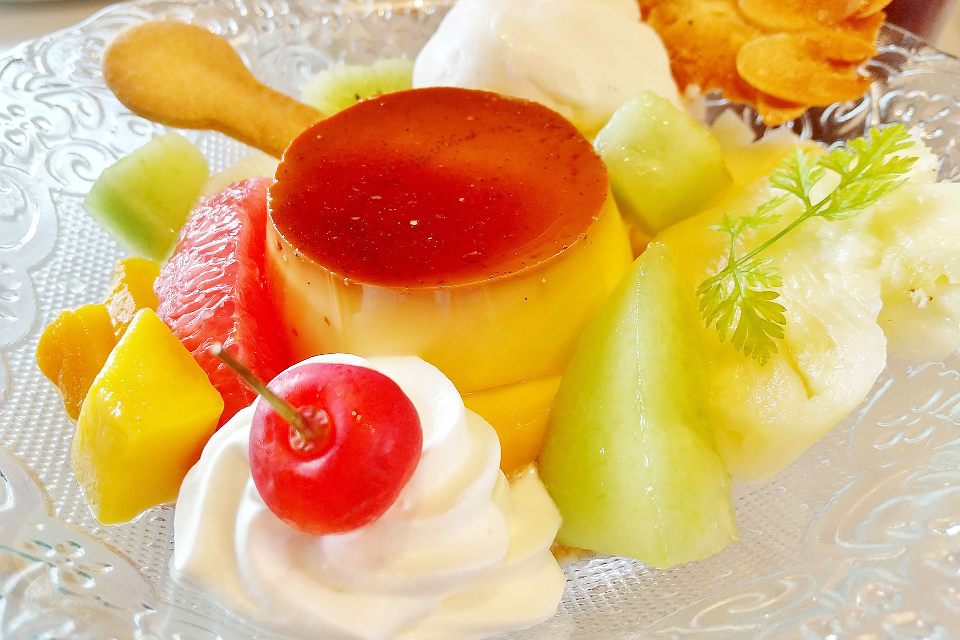 プリンアラモード